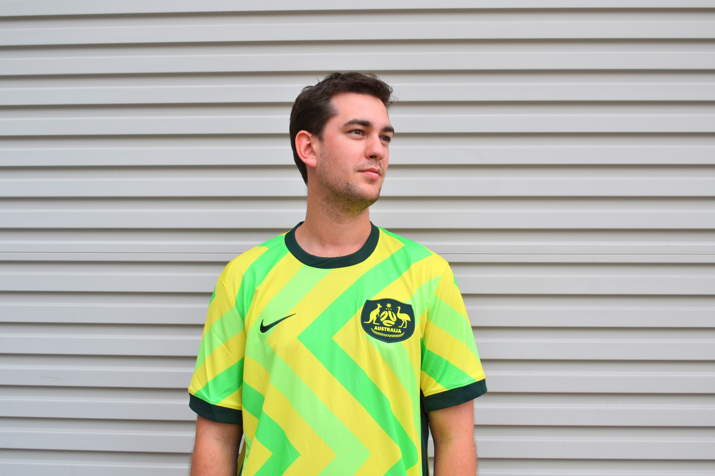 Australia 2025 Dri-FIT Stadium Home Football Jersey Gold