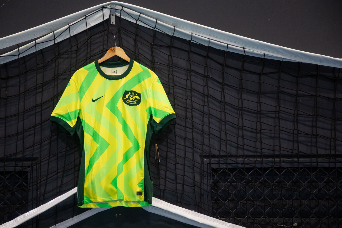 Australia 2025 Dri-FIT Stadium Home Football Jersey Gold